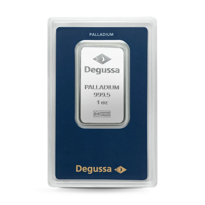 1 oz Degussa Palladiumbarren (geprägt)