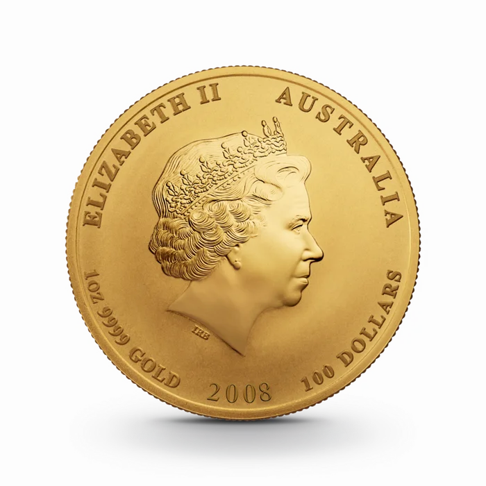 1 oz Lunar II: Maus Goldmünze - 100 Dollars Australien 2008