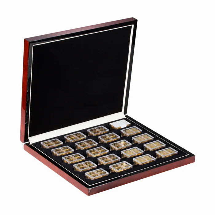 2000 x 1 g Degussa Goldbarren - Combicube® Masterbox (geprägt)