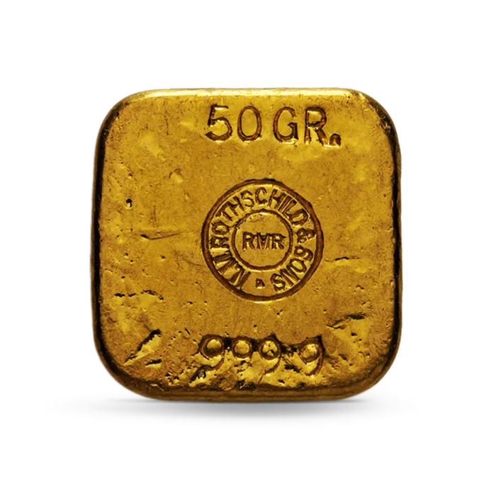 50 g Rothschild Goldbarren